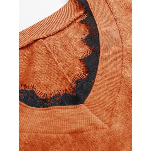 Eyelash Lace Oversized Sweater NWT - Picture 6 of 7